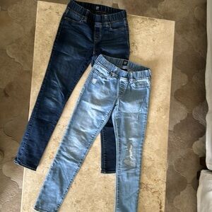 2 Jeans Girls GAP regular stretch jeggins Size10